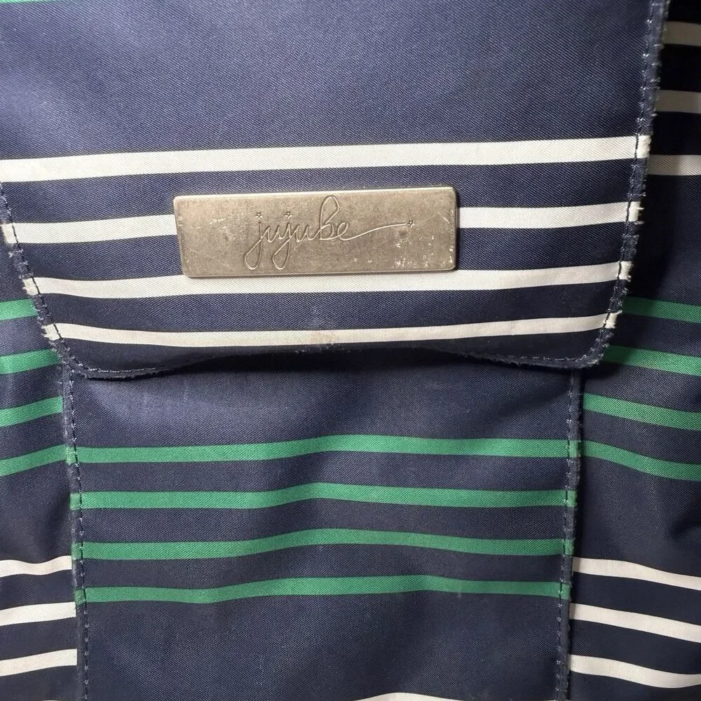 JuJuBe Be Right Back BRB Backpack Diaper Bag Providence Coastal EUC